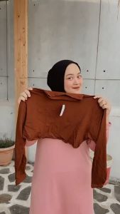 Koyu Hijab Manset Iner Combinasi Lula (Tangan dan Leher)