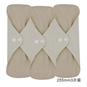 Ultra-Thin Breathable Soft Organic Cotton Washable Natural Environmental Protection Leakage Proof Urine Guard Pads Daily Use