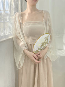 Áo Khoác Ngoài Voan Chống Nắng Cho Nữ Có Tất Có Thể Tháo Rời Phong Cách Mùa Hè Mới Áo Khoác Ngắn Mỏng Đa Năng Lý Tưởng Cho Các Bữa Tiệc