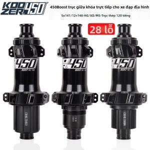 KOOZER | Booster Trục Thẳng Hub Đĩa Mountain Bike Sau 141mm 148mm Trục Thép 120 Sounds
