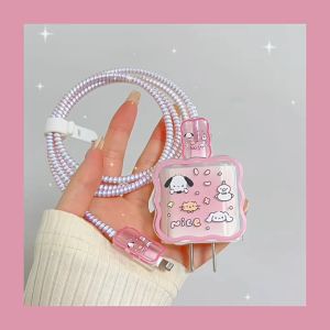 ป้องกันฝุ่นสีชมพู 20W สำหรับ iPhone ที่ชาร์จ - เคส USB ป้องกันผู้ขายชั้นนำ