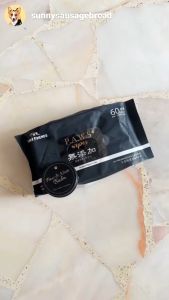 [For Furry Friends] PAWS Wipes 60 Sheets (Box of 36 Packages) - Pet Activated Water Sanitizer | Eliminates Dirt Unpleasant Odors Harmful Microorganisms & Stains Caused By Saliva Enzymes & Tears