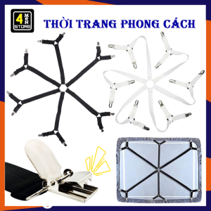 Kẹp Giữ Cố Định Ga Giường Drap 6 Chiều 12 Chấu Chống Xê Dịch Có Khóa Điều Chỉnh Co Giãn Tốt - Kẹp Ga Giường - Dây Kẹp Drap Chống Trượt Cố Định Và Giữ Phẳng