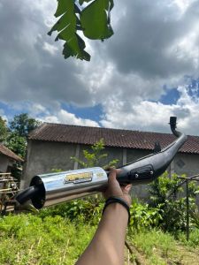 KNALPOT FIZ R SETANDAR RACING SUARA KEMRINCING BY APING RACING MUFFLER