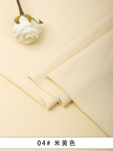 Vải Áo Nỉ Cotton Cao Cấp Dệt Kim Màu Trơn Thể Thao Thường Ngày Quần Áo Hai Mảnh Vải Áo Nỉ Cotton Dày Thoải Mái