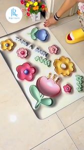 PAKET HEMAT Rak Piring Plastik Dengan Nampan + Keset Lantai Diatomite Anti Slip