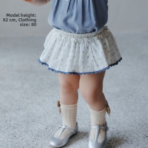 OAK FAMILY | Lyocell Linen Baby Bloomer Shorts