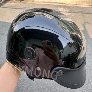 Mũ bảo hiểm 1/2 nửa đầu với lỗ thông gió nhiều màu {Giá bán sỉ}