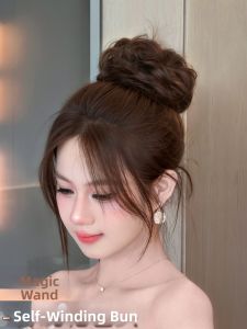XIAOQI | Easy Self-Wrap Bun Maker Natural Chignon Pads