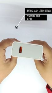 Charger 280W Batok RG6B Fast Charging USB Micro & Type C Original High Quality