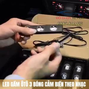 Led Gầm Ô Tô – Đèn Led Gầm Ghế Ô Tô – Cảm Biến Đổi Màu Theo Nhạc Có Điều Khiển Tiện Ích Cho Xe Hơi