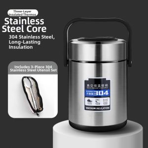 Super Long Insulation Multi-layer Lunch Bucket