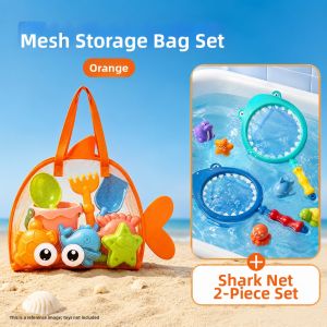WEIBAI | Portable Beach Toy Storage Bag Mesh