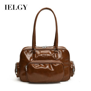 IELGY High-End Retro Large-Capacity Autumn Winter All-Match One-Shoulder Underarm