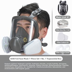 Acid-Resistant Alkali-Resistant Splash-Proof High-Definition Anti-Fog Full Face Mask