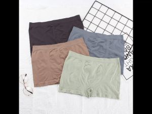 1K Boxer Celana Dalam Pria Polos Elastis Warna Solid P572 Kolor Celana Pendek Comfortable Laki Laki Dewasa Kekinian Undies