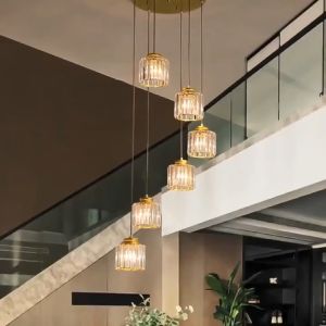 โคมไฟเพดาน crystal Light โคมระย้าคริสตัล โคมไฟห้องนั่งเล่น ห้องนอนของโรงแรม โคมระย้าคริสตัลยุโรป โคมไฟขายร้อน Ceiling Lights