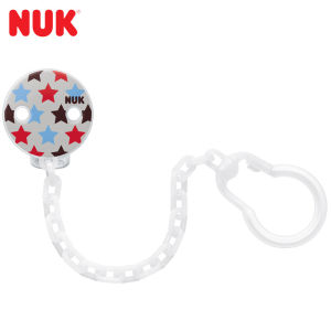 Adorable NUK Soothing Pacifier Chain Anti-Loss Clip for Babies over 0 Months Cute Pacifier Strap Secure Baby Mouthpiece Holder