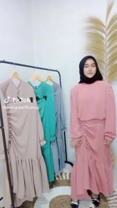 ONE SET ROK SERUT - Setelan Rok Serut