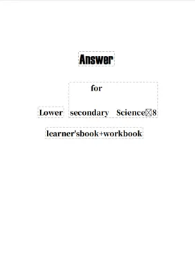 Cambridge Lower Secondary Science Studentbook +Workbook Stage7/8/9 [ colored reprinted physical book without digital access code]