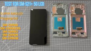 For AMOLED For Samsung S21 Plus LCD Display Touch Screen Digitizer Assembly For S21+ G996B SM-G996B/DS LCD With Frame