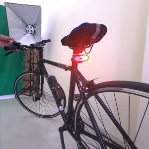 Đèn xi nhan xe đạp - Đèn LED tín hiệu điều khiển từ xa gắn đuôi xe đạp - lắp đặt dễ dàng