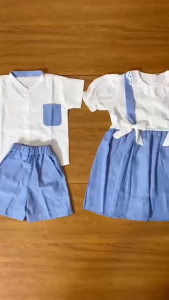 Little esquina Couple series Dress dan baju anak LE 2126