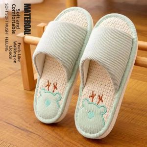 Non-slip All-season Linen Slippers