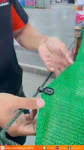 คลิปล็อคสแลน กิ๊บล็อคสแลน ตัวล็อคสแลน แบบกลม ถุง 50 ชิ้น