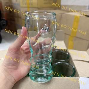 [ Hộp 6 Cái ] Ly Làm Nến Ly Dài Trơn QN18 Lớn ( Tặng 6 tim nến )