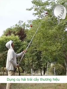 【🔥HCM/24H】Việc hái trái cây ở độ cao không khó*vợt hái trái cây 6m rút gọn tiện lợi. trên cao kim loại inox siêu chắc hái trái cây dễ dàng