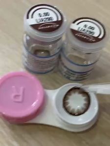 Kính Áp Tròng Hera Nâu Mùa Thu Không Độ AUTUMN BROWN Nhập Khẩu Hàn Quốc Lens Không Cận 6 Tháng