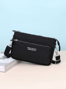 Fido Dido Oxford Cloth Womens Bag Casual Cross Body Bag Minimalist Easiest for Match Shoulder Messenger Bag Small Bag Canvas Mens Bag