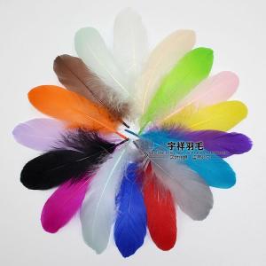 18 Colors DIY Color Feather Goose Feather Large Floating Feather Craft Decorative Art Art and Labor Materials 50 Pieces