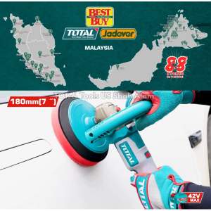 TOTAL Tools P42m 42V series ∅7 Brushless motor Li-Ion Cordless Rotary Polisher - TAPLI42181