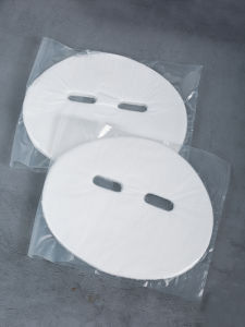 ผ้ากอซมาส์กหน้าผ้าฝ้ายสําหรับการจัดการผิว DIY ใช้ในบ้านเครื่องมือความงามแบบใช้แล้วทิ้งจาก Finn Sweet Rice Fruit