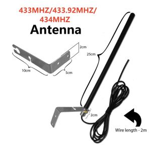 Universal 433MHz Antenna for Gate Garage Radio Signal Booster Repeater Outdoor Waterproof 433.92MHz Gate Control Antenn