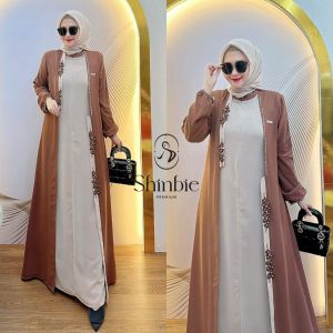 SHINBIE  Baju Dress Babydoll dg payet Khalisa dress By Shinbie.