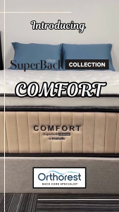 [FREE DELIVERY] Cassa Dunlopillo COMFORT Orthorest SuperBack 12" Cool Pocket SuperCoil™ Single Super Single Queen King Size Mattress