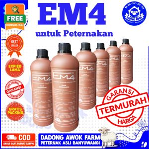 EM4 PETERNAKAN 1 LITER  - Mikroorganisme Probiotik Pupuk Organik EM4 PETERNAKAN AYAM - EM4 COKLAT