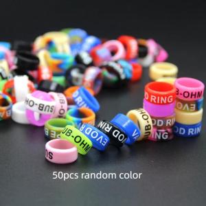 New Fishing Rod Handle Protective Case Lure Silica Gel Rod Clip O-shaped Ring Protector Anti-Slip Ring Tackle Racquet HandleAcc