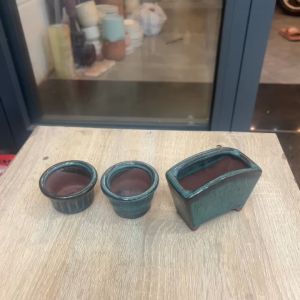 Chậu Bonsai Mini Trồng Sen Đá Xương rồng bằng Sứ