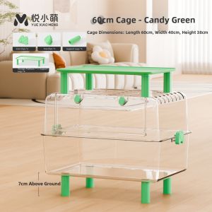 YUEXIAOMENG | Acrylic Transparent Small Animal Cage