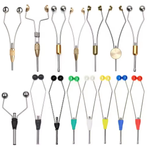 1pc Alloy/Bi-ceramic Tip Fly Tying Bobbin Holder Standard & Small Thread Bobbin Dry Wet Nymph Fly Fishing Fly Tying Tool