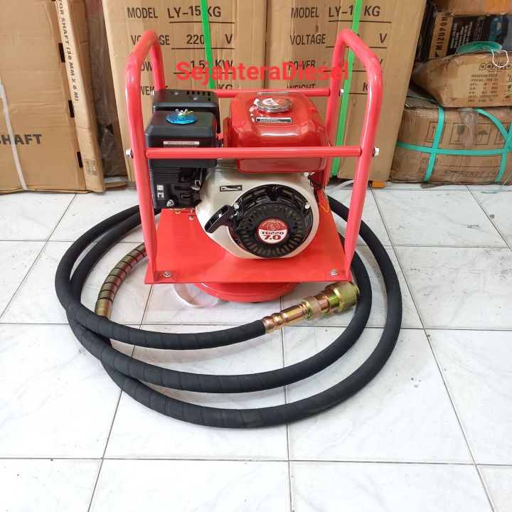 TIGER 7.0HP PRO-QUIP Mesin Concrete Vibrator Pemadat Cor Beton