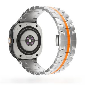 Business Pure Titanium Metal Watch Band Ultra Stainless Steel Band Classic Titanium Alloy Band for Galaxy Watch Smart Device Accessories