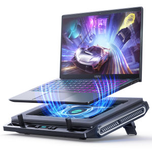 Llano V10 Laptop Cooler RGB Laptop Cooling Pad Stand Cooling Fan Fast Cooling Computer gaming laptop cooling Powerful Turbo-Fanfor 13-17.3 inch