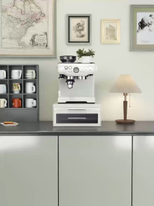 Coffee Machine Storage Rack | Pull-Out Coffee Machine Storage Rack | Practical Desktop Coffee Cup Storage Rack