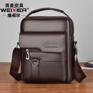 Túi Đeo Chéo Công Sở Nam Dung Tích Lớn Chống Mài Mòn Túi Xách Tay Đơn Túi Đeo Vai Đơn Túi Xách Da PU Túi Xách Công Sở Cao Cấp