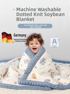 Chăn Lông Minky Dot Cho Bé Mọi Mùa